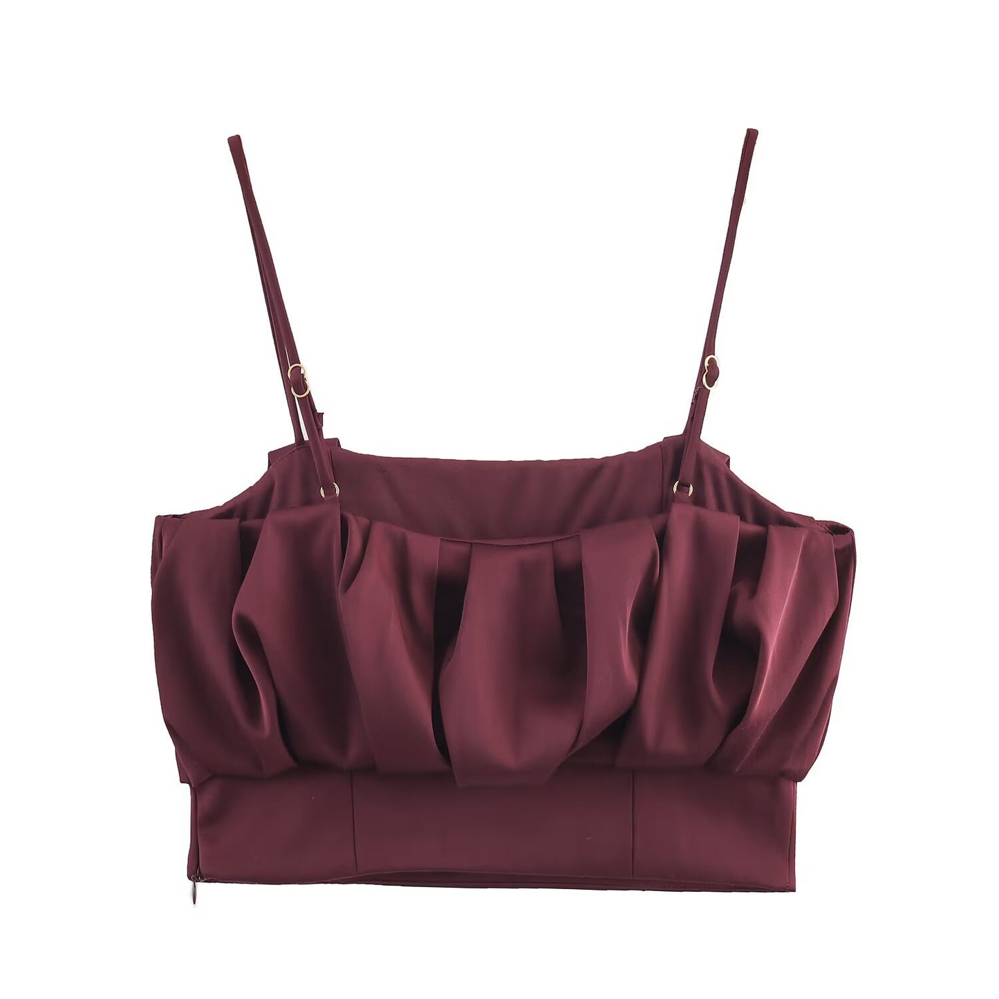 Balloon Silhouette Strap Top with Lantern Pants