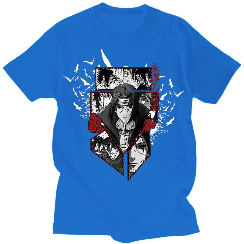 Naruto Uchiha Itachi Print T-shirt