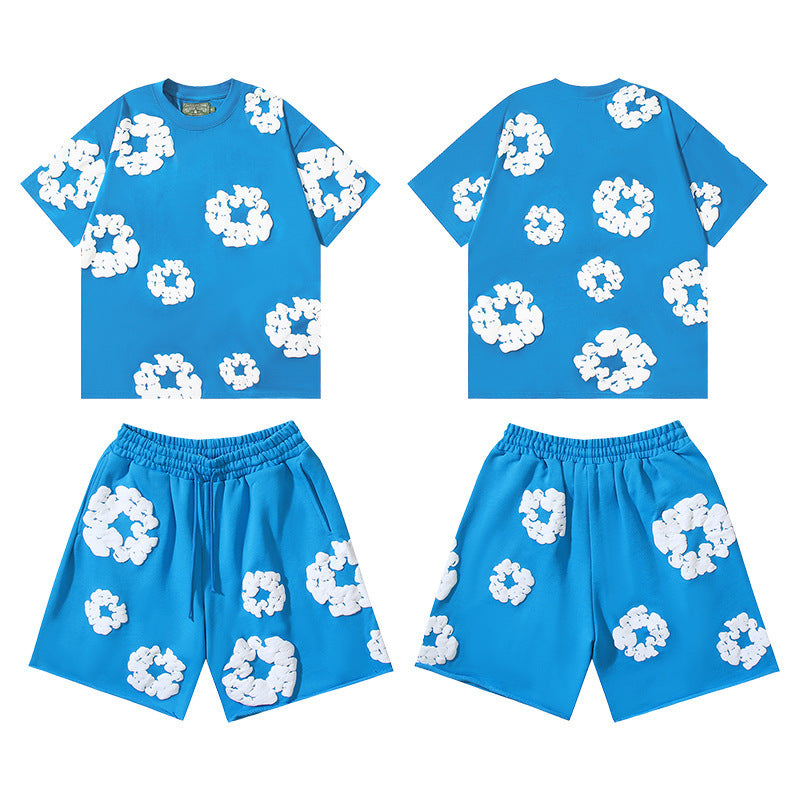 Multi-Colored Cotton Foam Printed Unisex Outfit