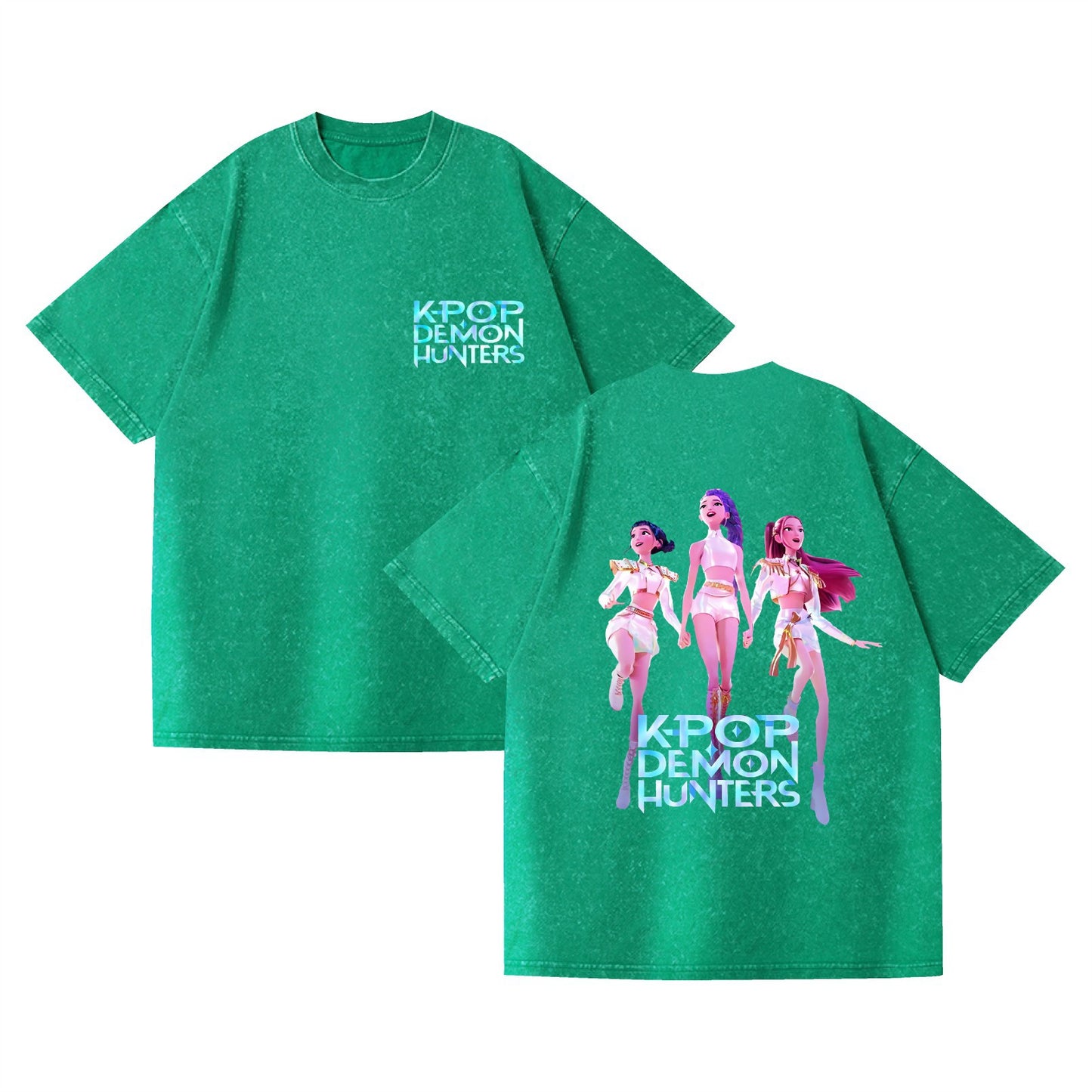 Washed K-POP Demon Hunters T-Shirt