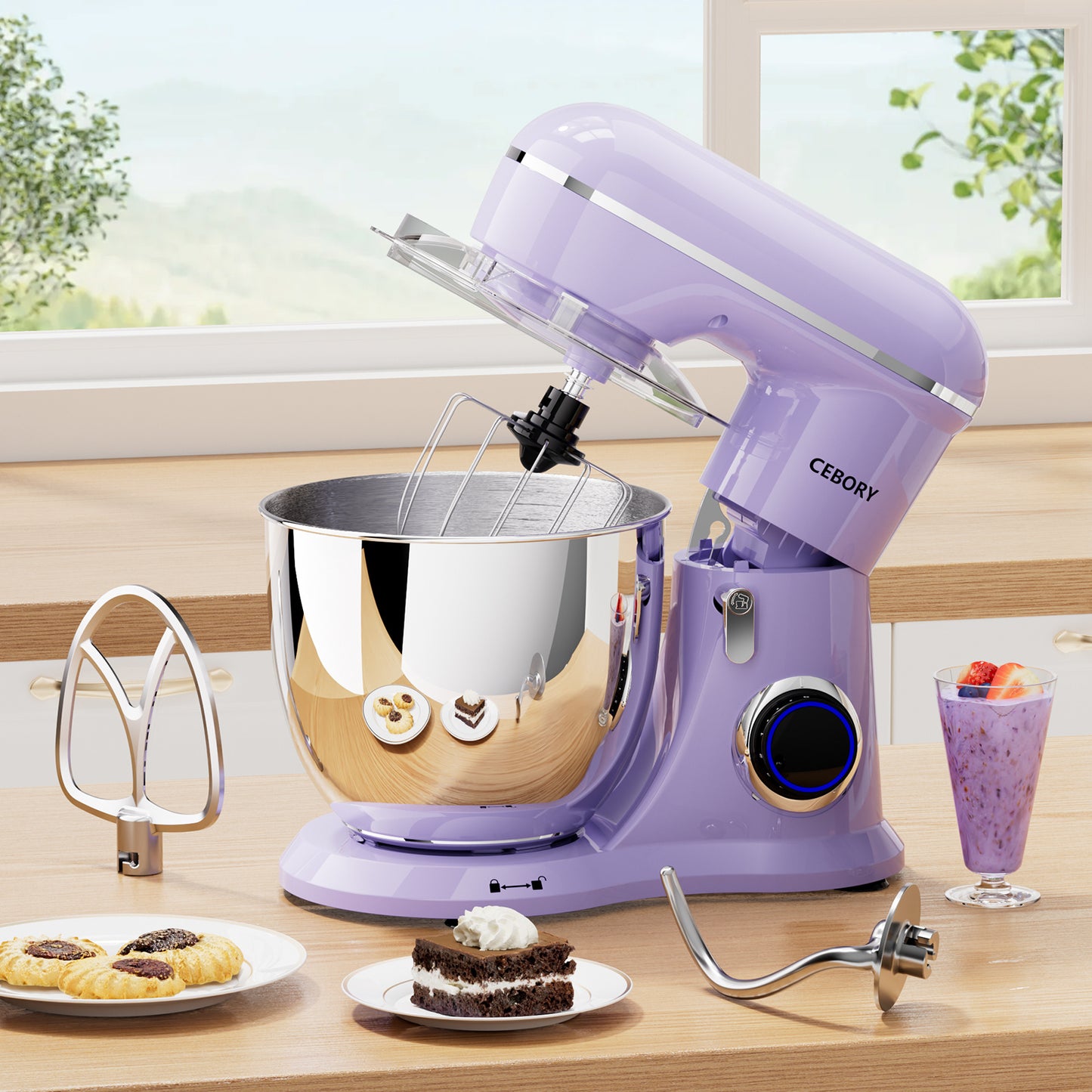 3-IN-1, 6.5 Electric Stand Mixer