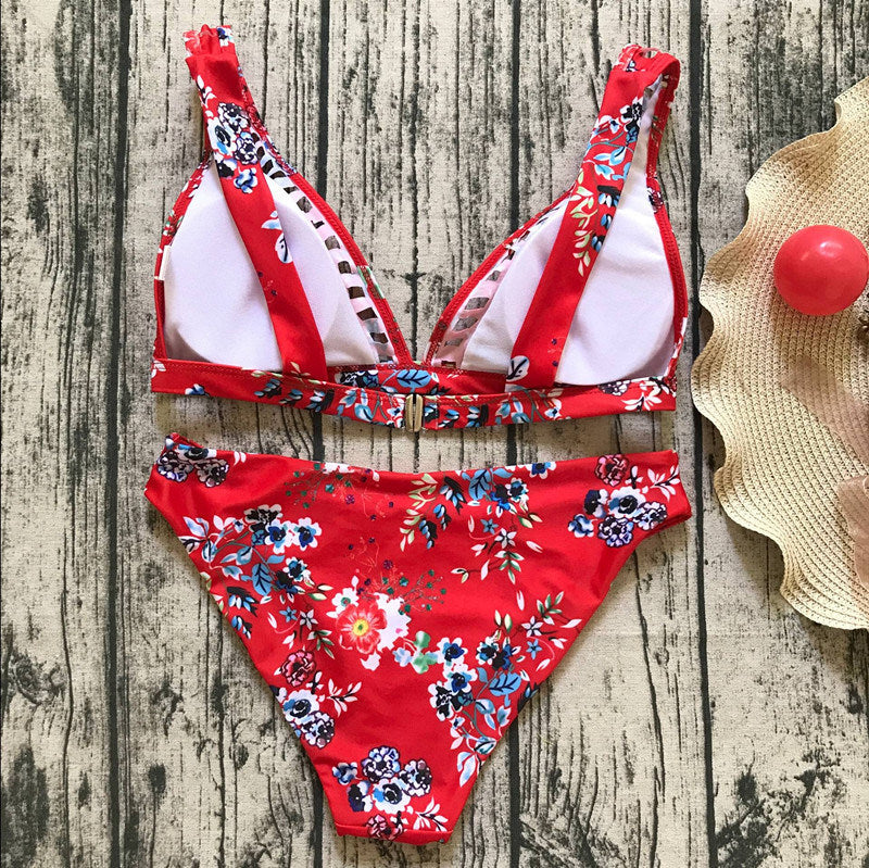 Flower Print Swimsuit