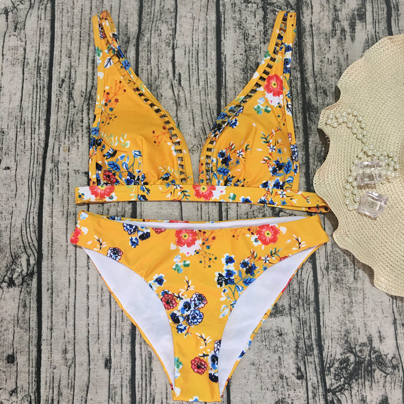 Flower Print Swimsuit