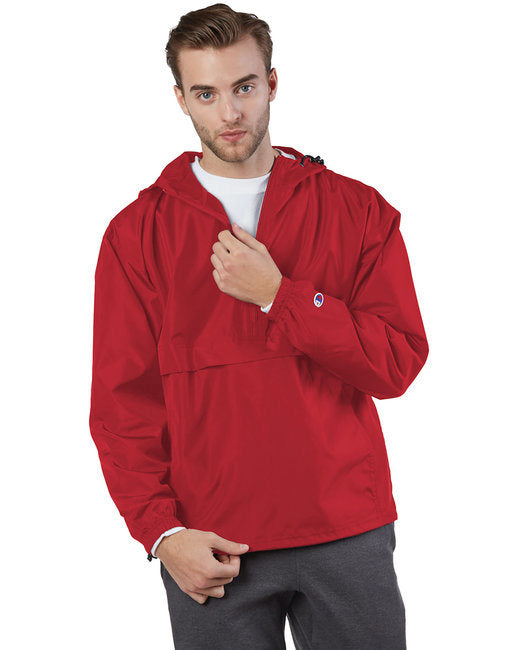 Adult Packable Anorak 1/4 Zip Jacket